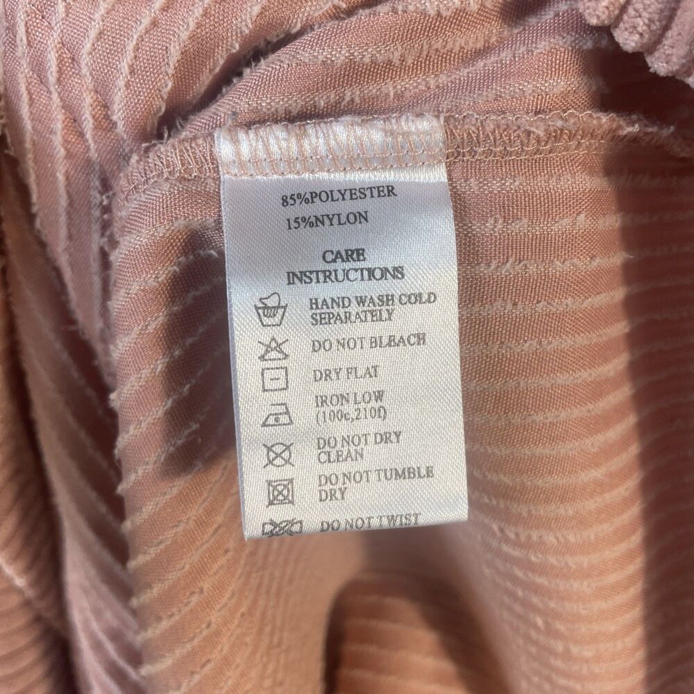 Motel Pink Pinafore Overall Style Dress Size M - Picture 7 of 7